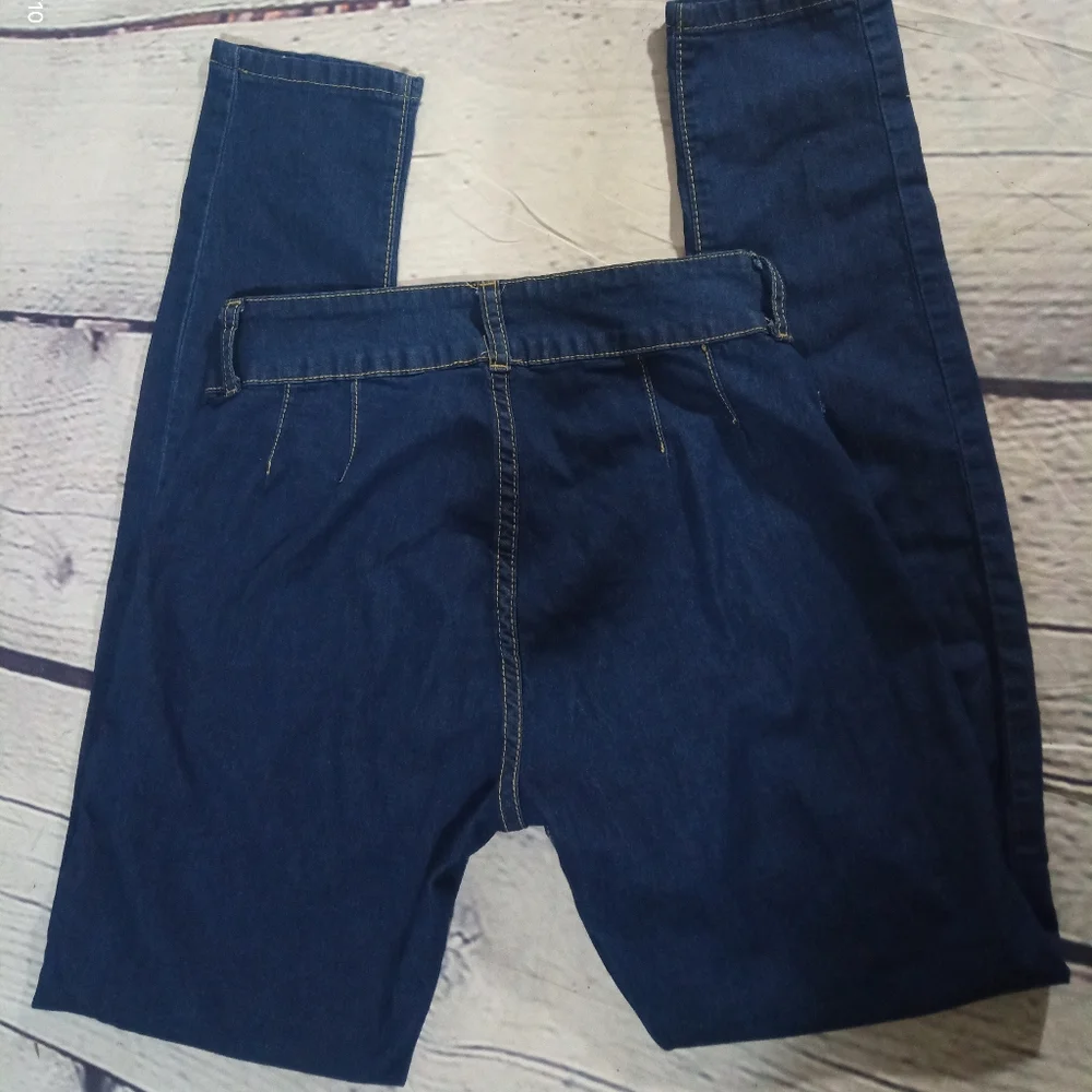 See updated listing Max offeDouble button bum lifting contouring Dark Blue Jeans - Picture 8 of 9